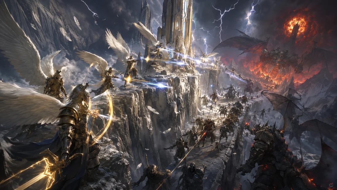 Through stone and storm, the defenders hold the narrow way.