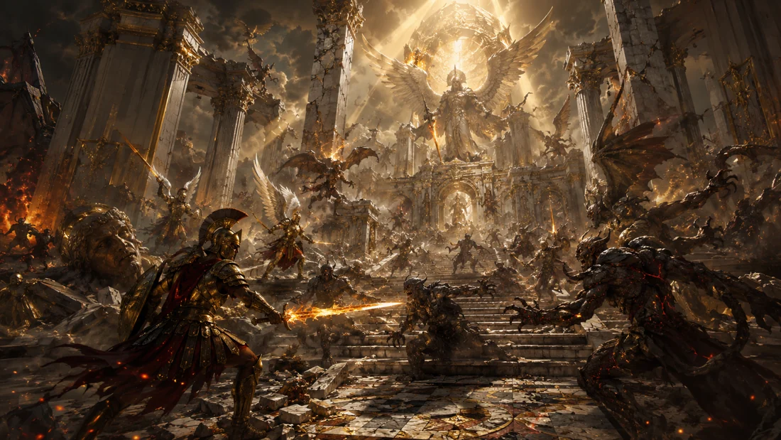 Light still reaches the sanctuary, though its pillars lie in ruin.